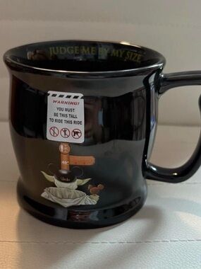 Disney Star Wars Yoda 'Judge Me By My Size Do You?' Black Mug